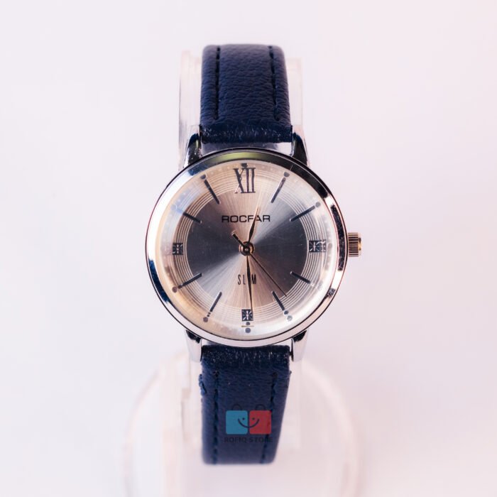 Ladies Slim Analog Watch Elegant Leather Strap Stylish Women Watch - Image 3