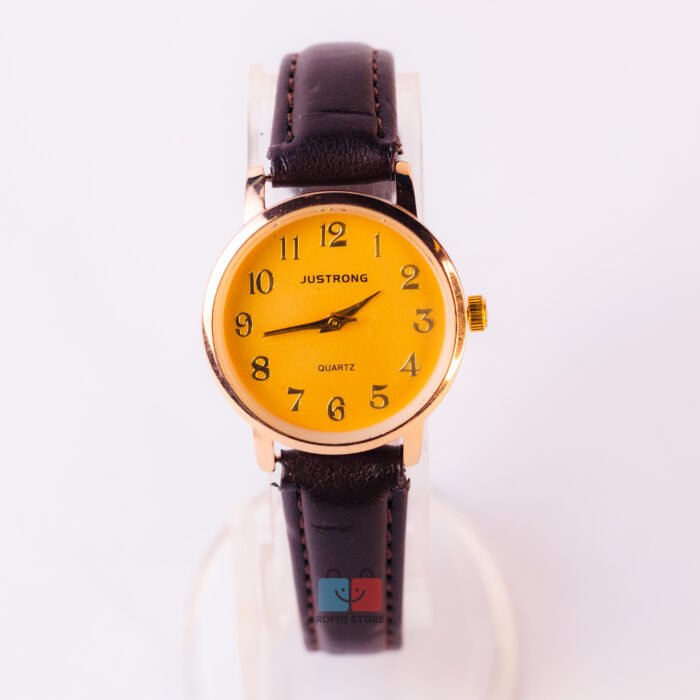 Ladies Elegant Analog Watch Leather Strap Stylish Women Watch - Image 4