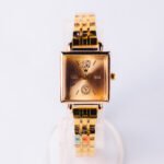 OLEVS Square Dial Ladies Watch Steel Strap Elegant Fashion - Image 4