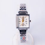 OLEVS Square Dial Ladies Watch Steel Strap Elegant Fashion - Image 2