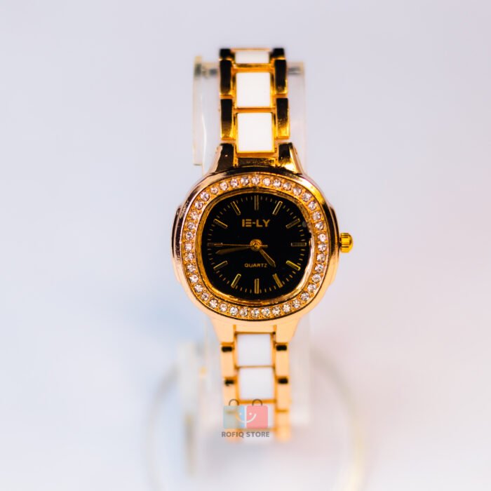 E-LY Ladies Bracelet Watch Stone Dial Elegant Quartz Watch - Image 3