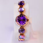TITAN Ladies Stone Bracelet Watch Luxury Dial Quartz - Image 5