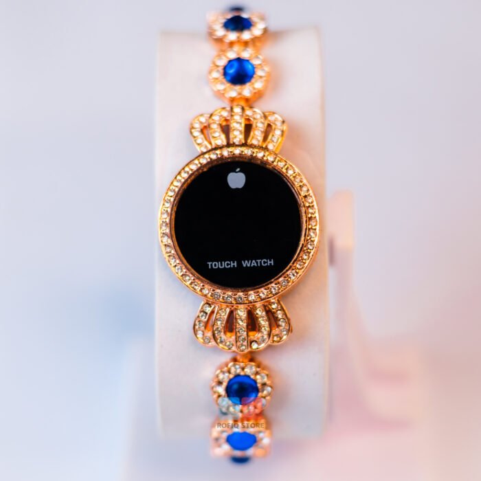 Luxury Ladies Touch Watch Stone Design Premium Bracelet - Image 3