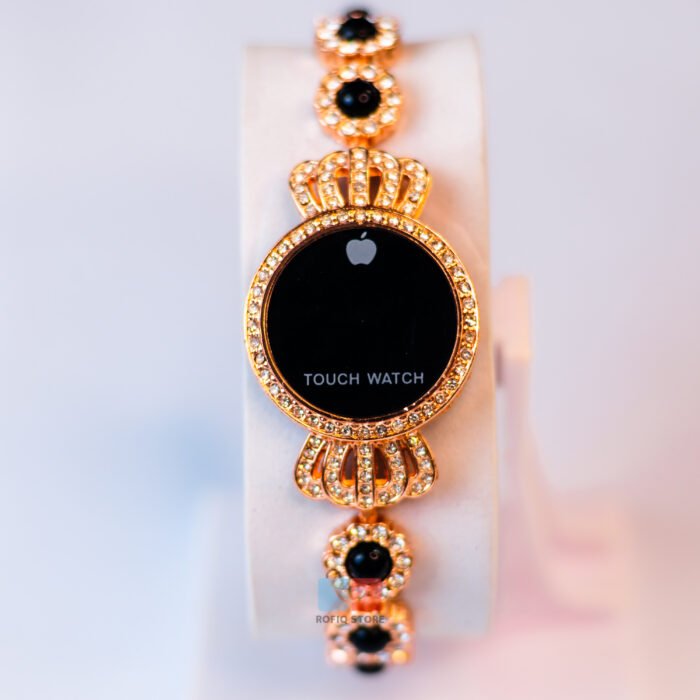 Luxury Ladies Touch Watch Stone Design Premium Bracelet - Image 4