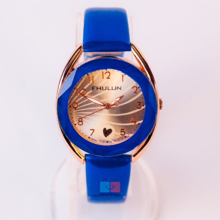 FHULUN Ladies Stylish Analog Watch Cute Design Leather Strap - Image 3