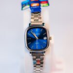 Casio Ladies Square Dial Watch Date Display Quartz Steel Strap - Image 4