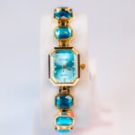 TITAN Ladies Stone Bracelet Watch Premium Dial Quartz Design