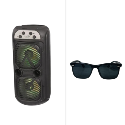 2 in 1 Speaker Combo - GTS-2165 RGB Speaker+Premium Stylish Sunglass