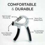 Adjustable Hand Grip Strengthener 5–60KG Wrist Exerciser Tool - Image 3