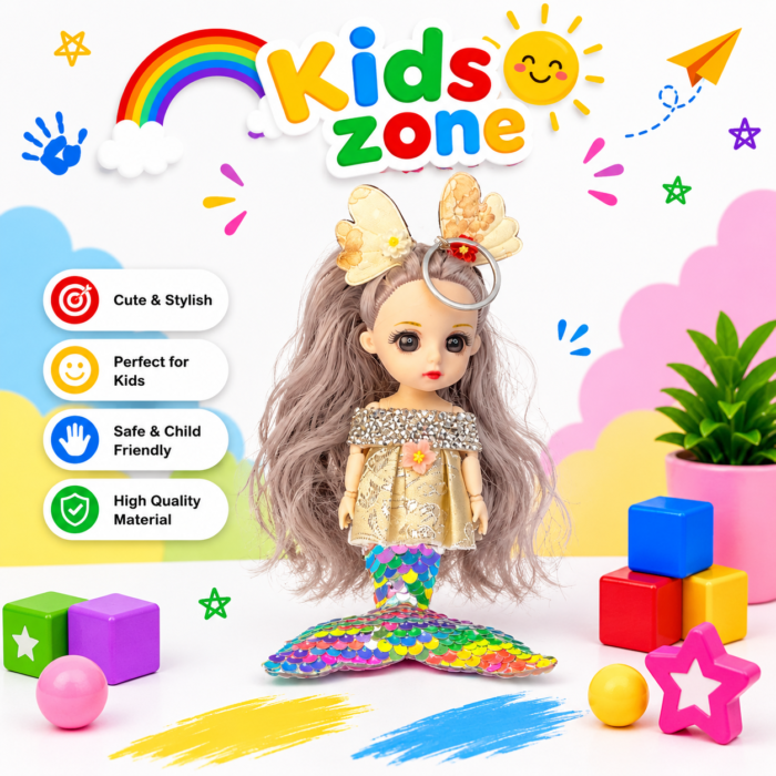 Mini Fashion Princess Doll Keychain Toy for Kids & Gift Item - Image 4