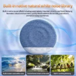 White Noise Sleep Sound Machine with Nature Sounds & Timer - Image 4