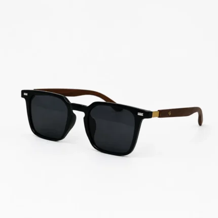 Premium Wooden Frame Sunglass ( Black )