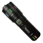 SANFORD LED Flashlight – Original Rechargeable Type-C Zoomable Torch Light with Super Bright Long Range Beam, Waterproof Aluminum Alloy Tactical Flashlight - Image 4