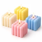 Aesthetic Scented Bubble & Rose Heart Candle – Decorative Candle for Home, Gift & Room Decor