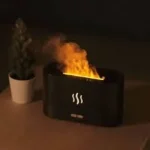 Flame Humidifier Aroma Diffuser – LED Fire Effect Mist Maker for Bedroom & Home Decor - Image 2