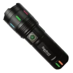 3 in 1 Light & Security Combo – Rechargeable Torch + Solar Motion Sensor Light + 801 Safety Flashlight - Image 3
